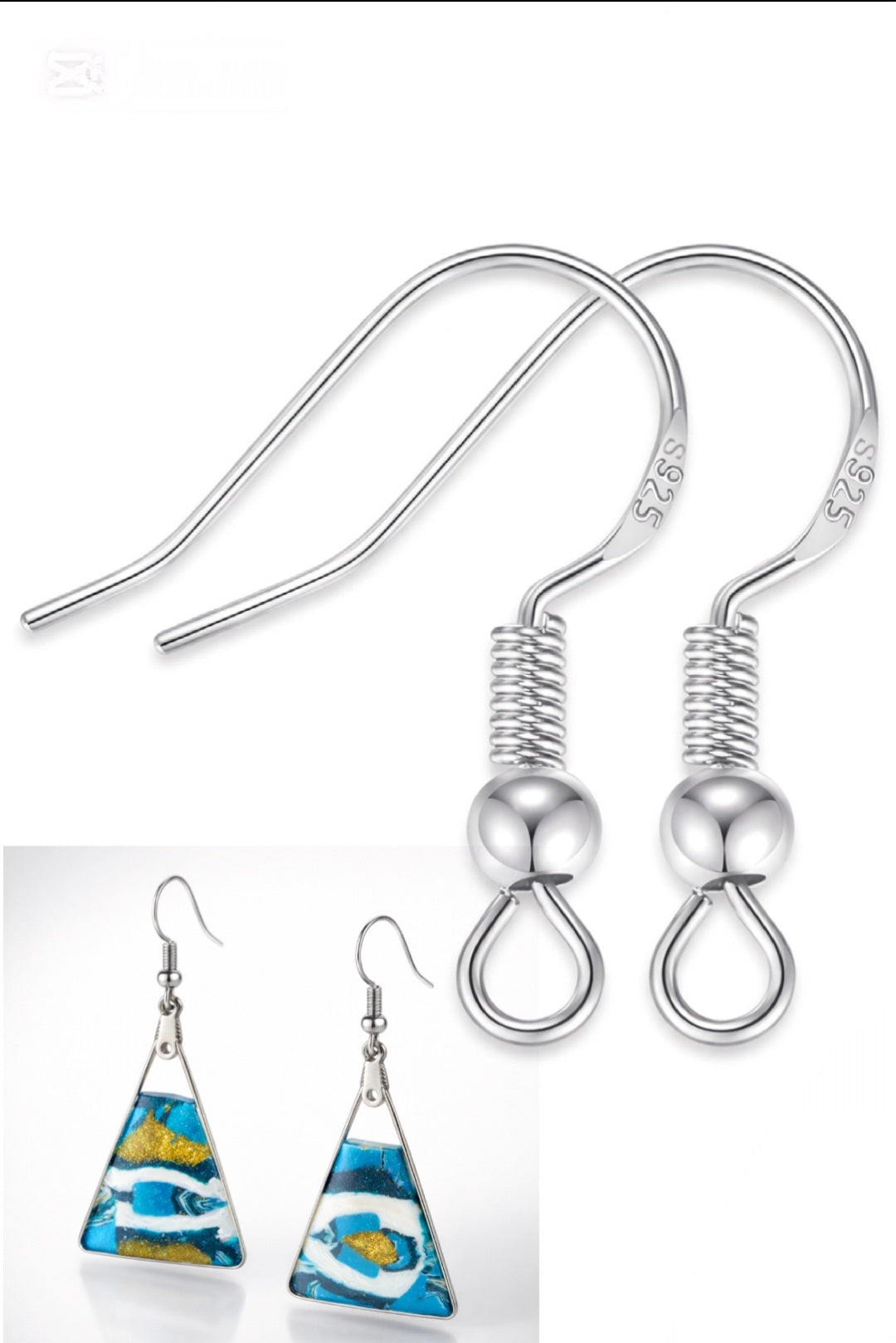 Pendientes plata 925