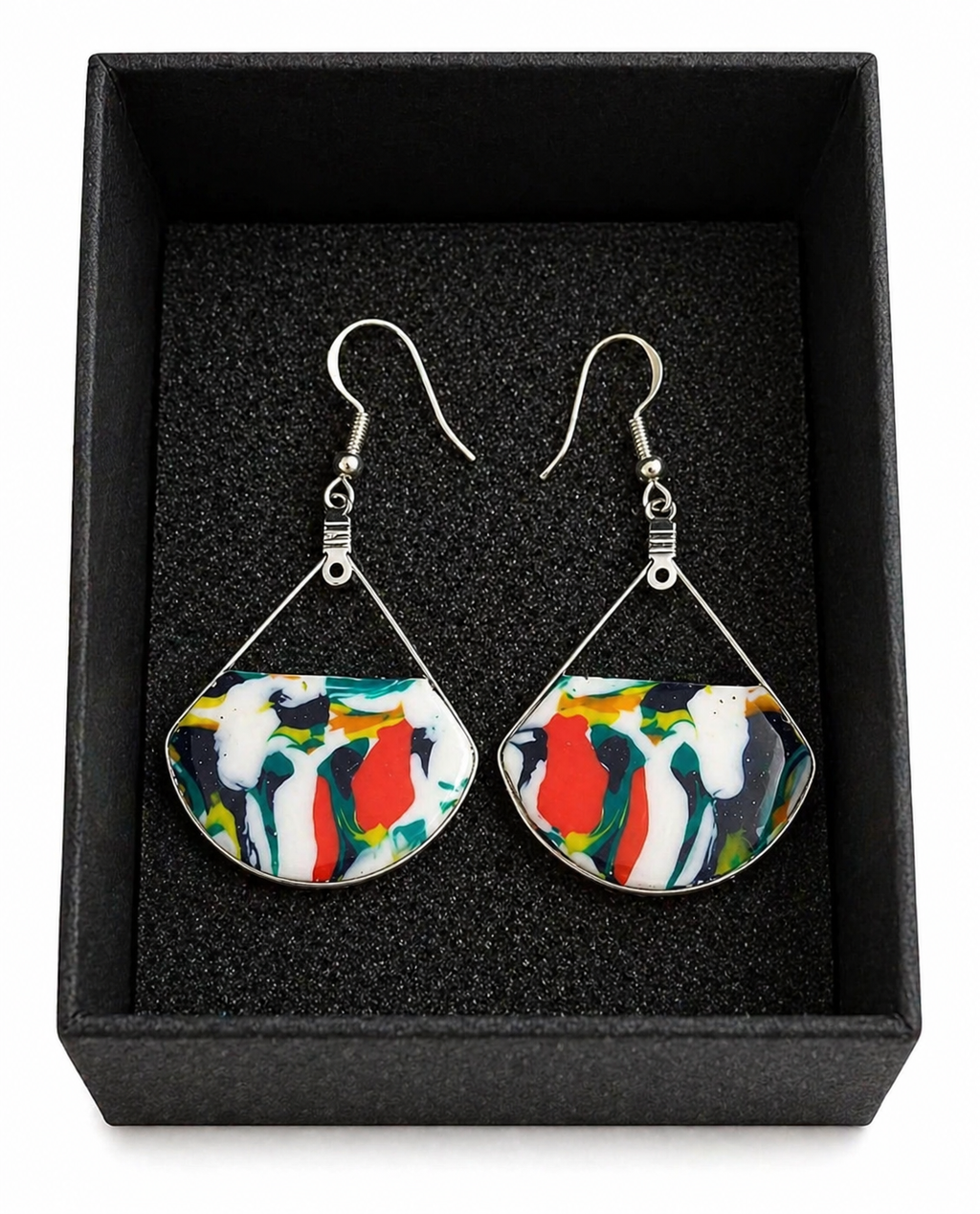 Pendientes de plata diseño único y moderno