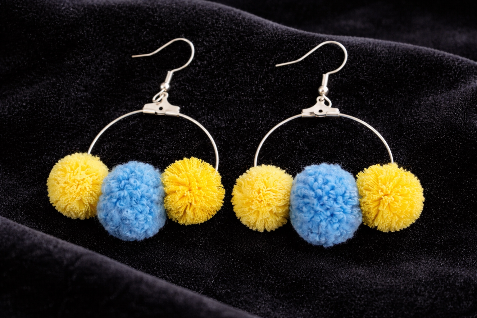 Pendientes de plata, bonito y original diseño