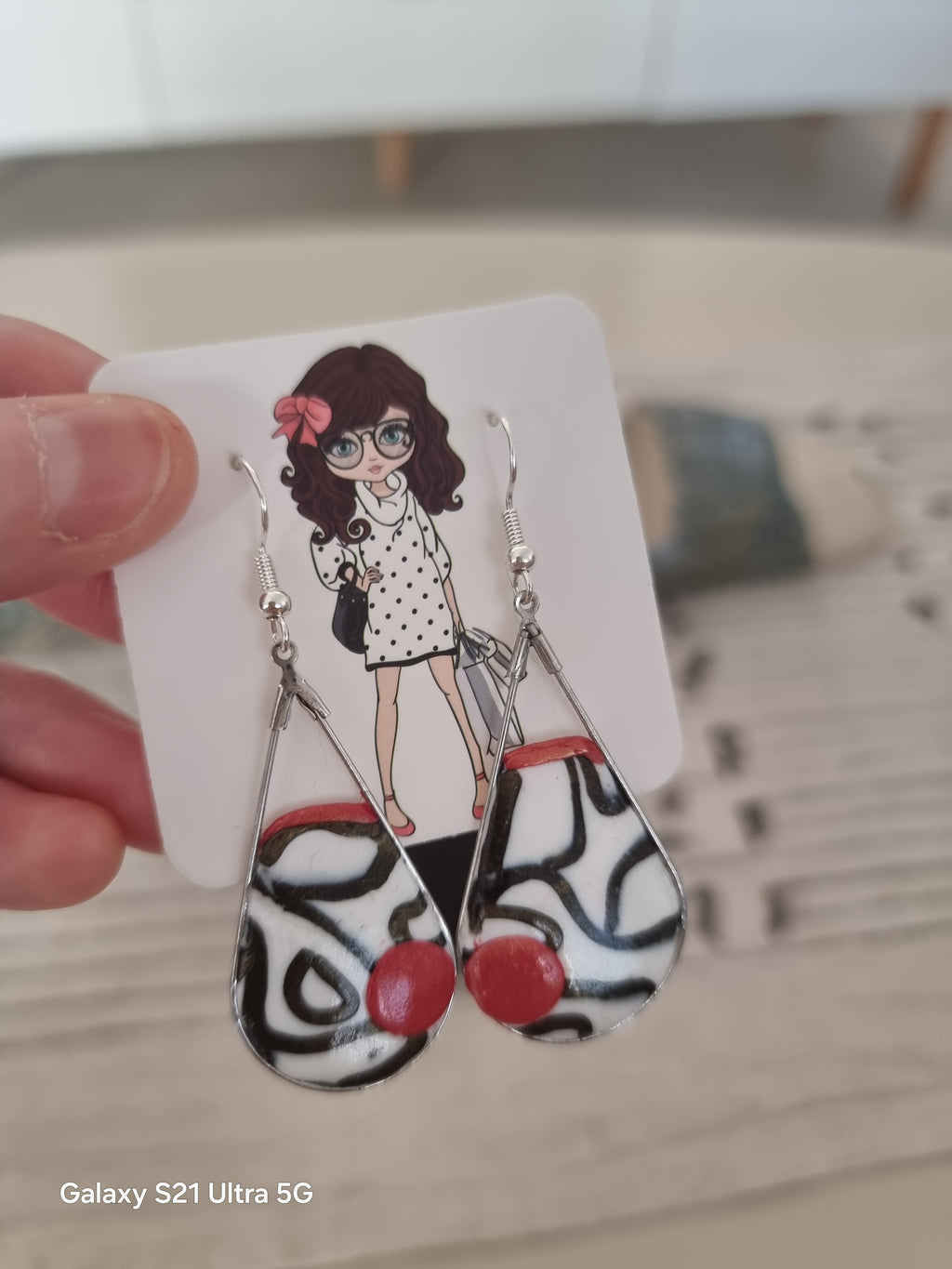 Pendientes de plata de original diseño