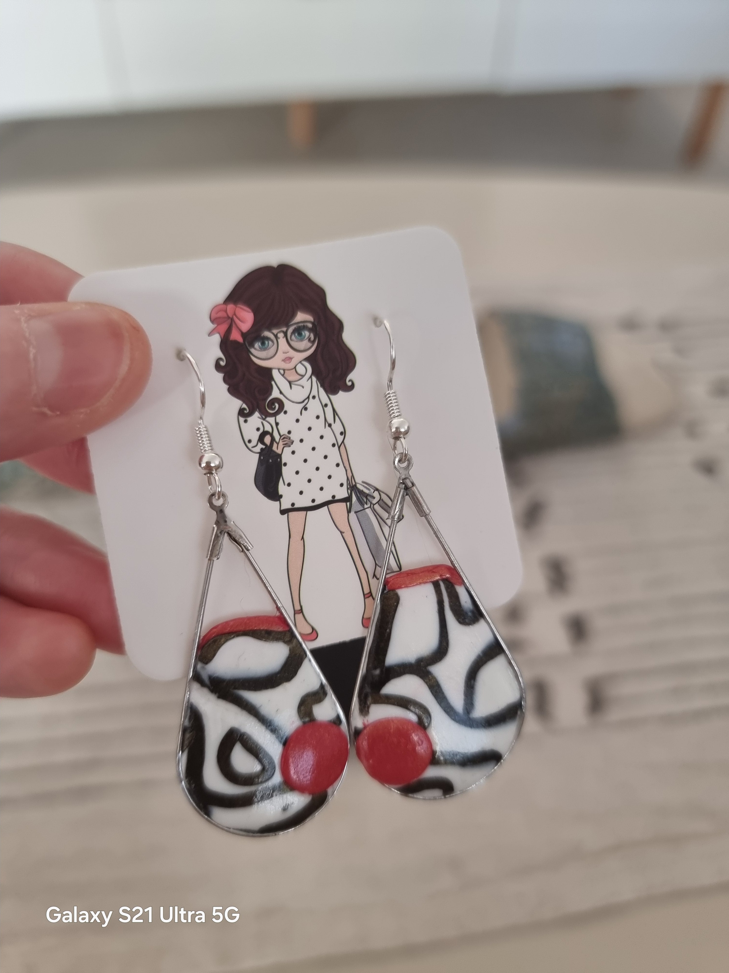 Pendientes de plata de original diseño