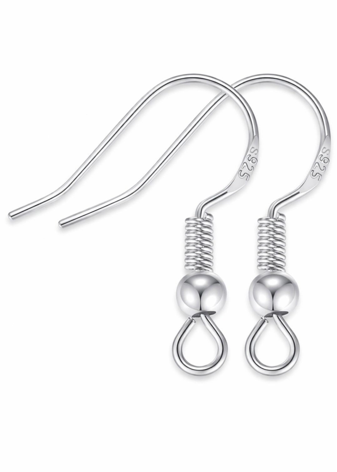 Pendientes de plata abstractos y sofisticados