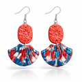 Very striking, uniquely designed silver earrings