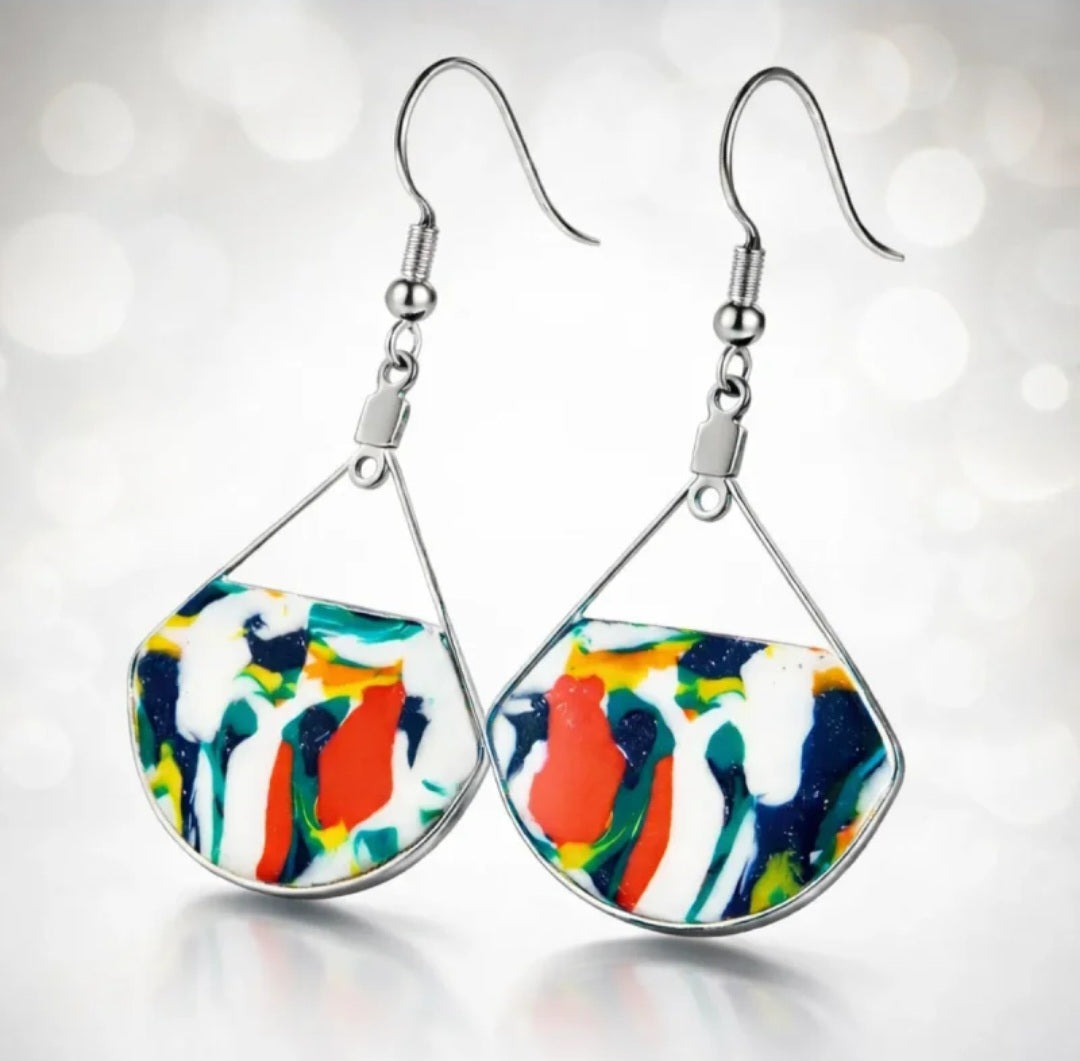 Pendientes de plata diseño único y moderno