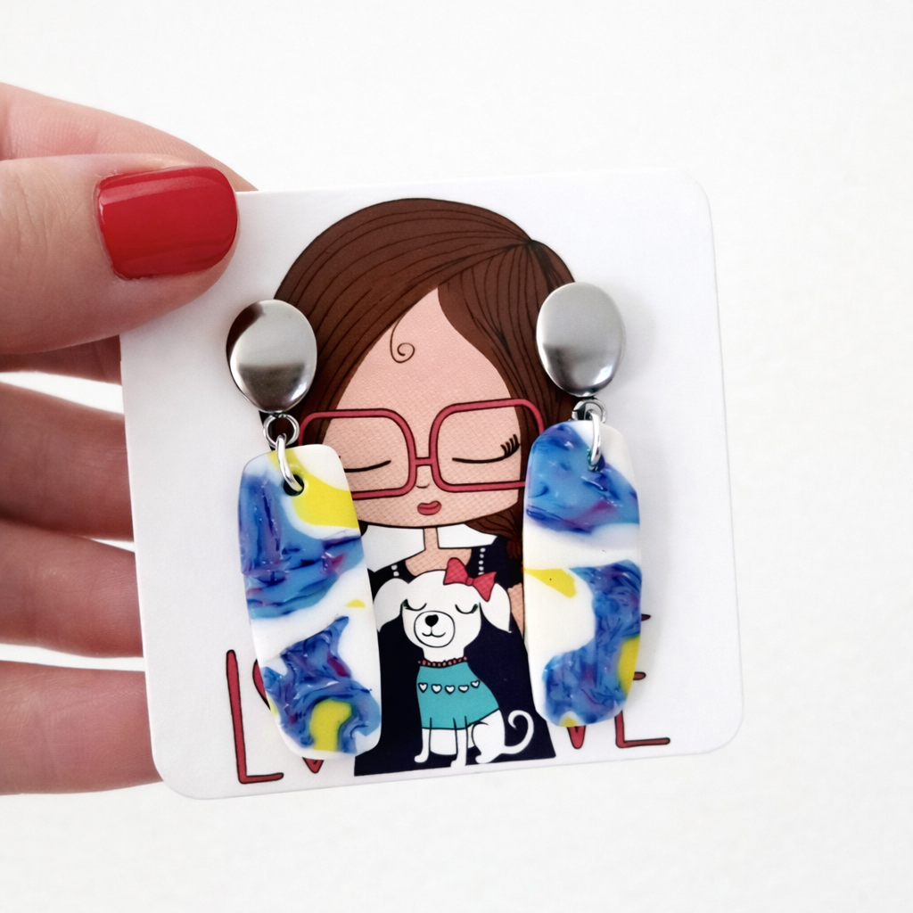 Pendientes con tonos suaves y luminosos