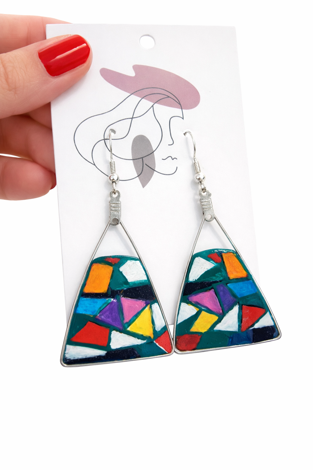 Pendientes de plata con diseño único y especial