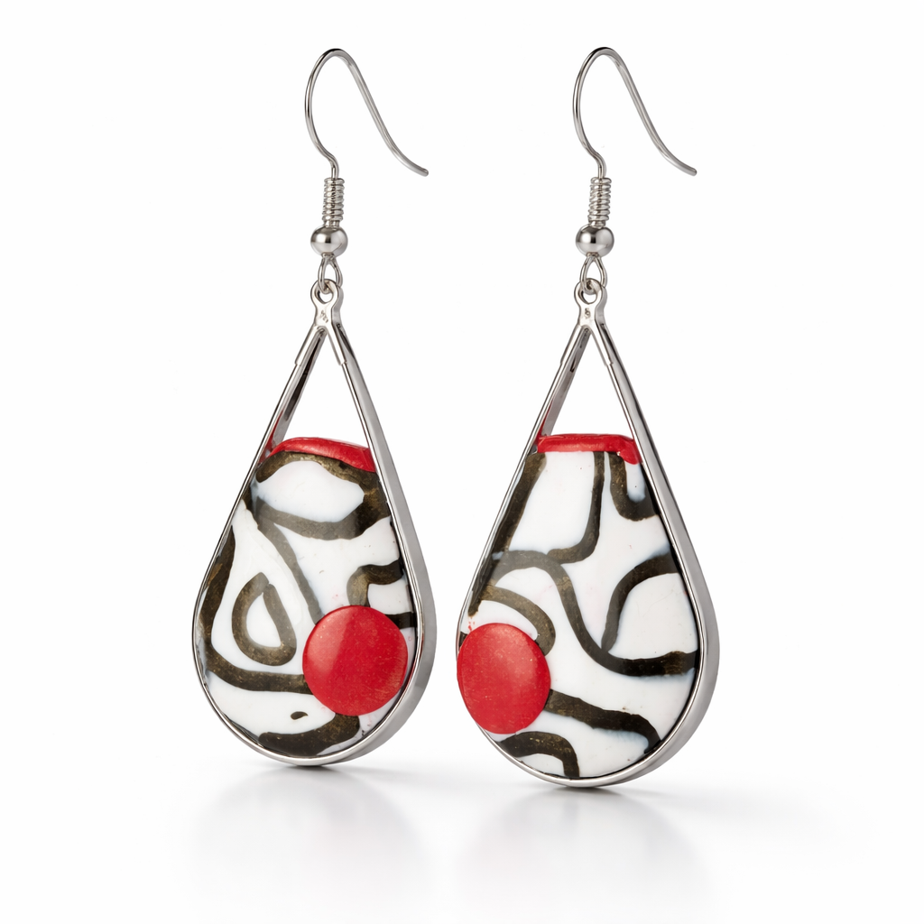 Pendientes de plata de original diseño