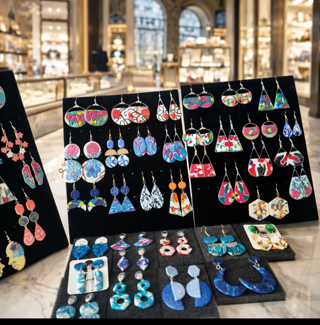 Pendientes de plata diseño único y moderno