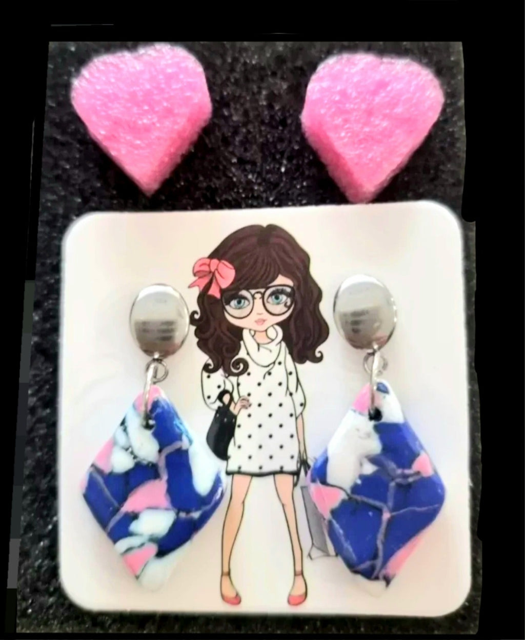 Pretty original mosaic earrings