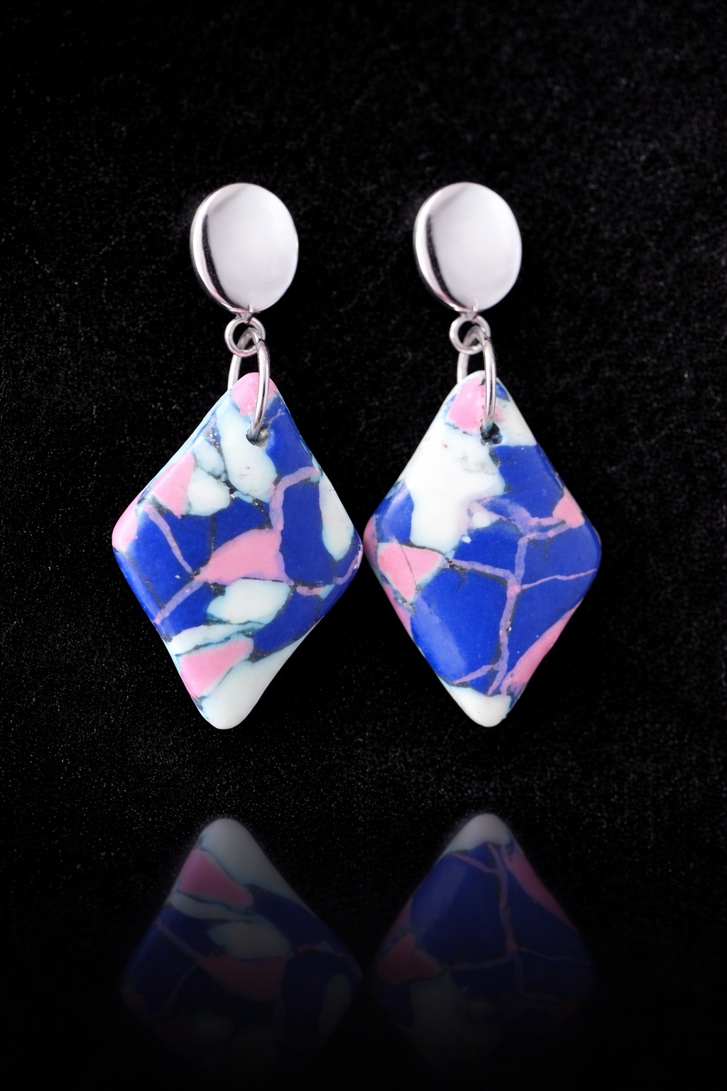 Pretty original mosaic earrings