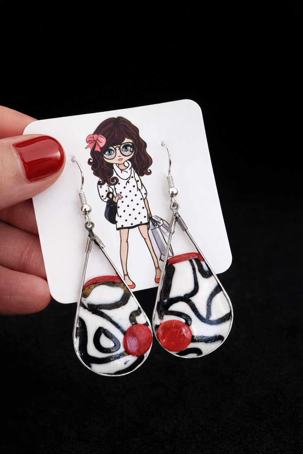 Original design sterling silver earrings