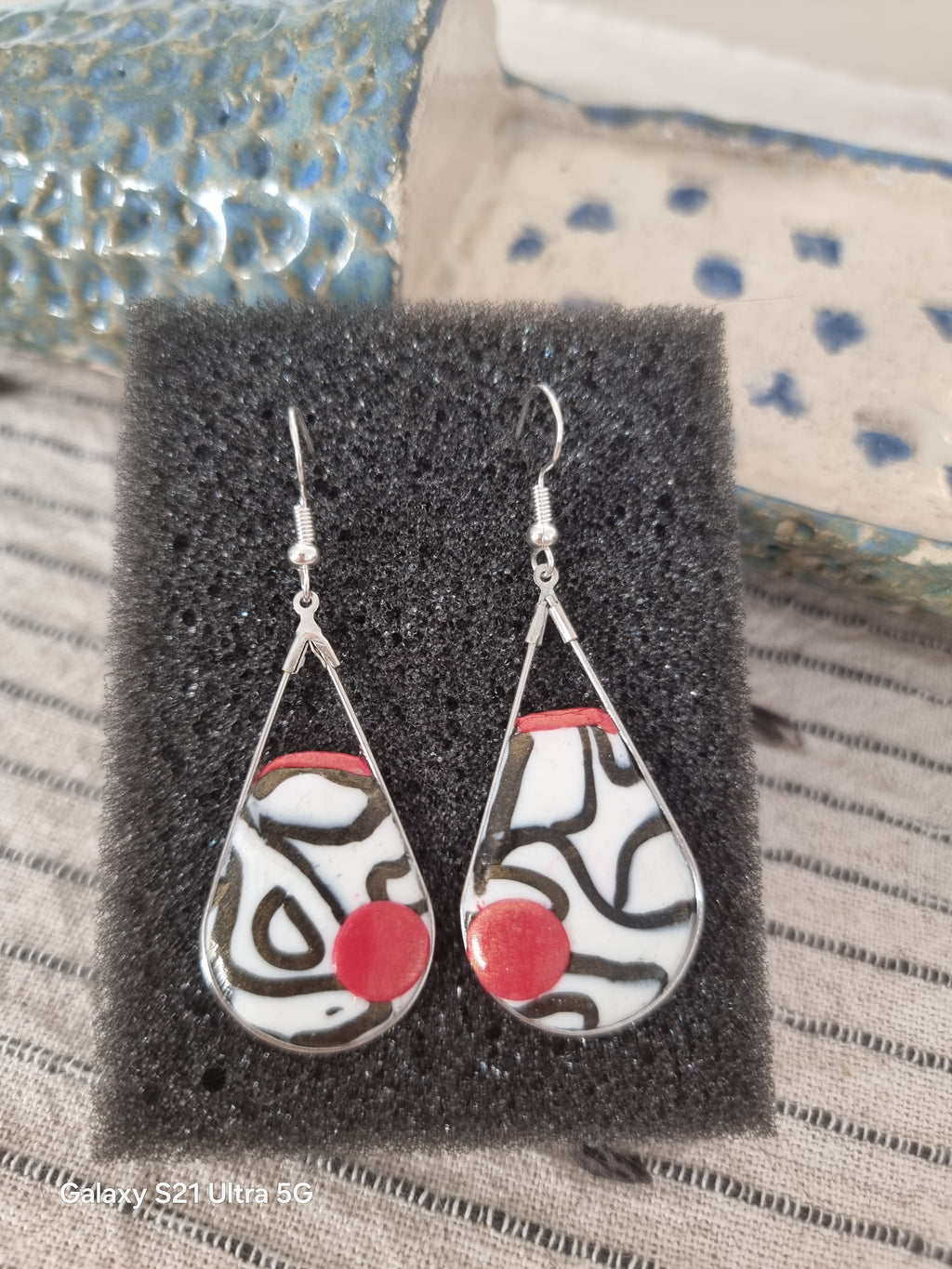 Pendientes de plata de original diseño
