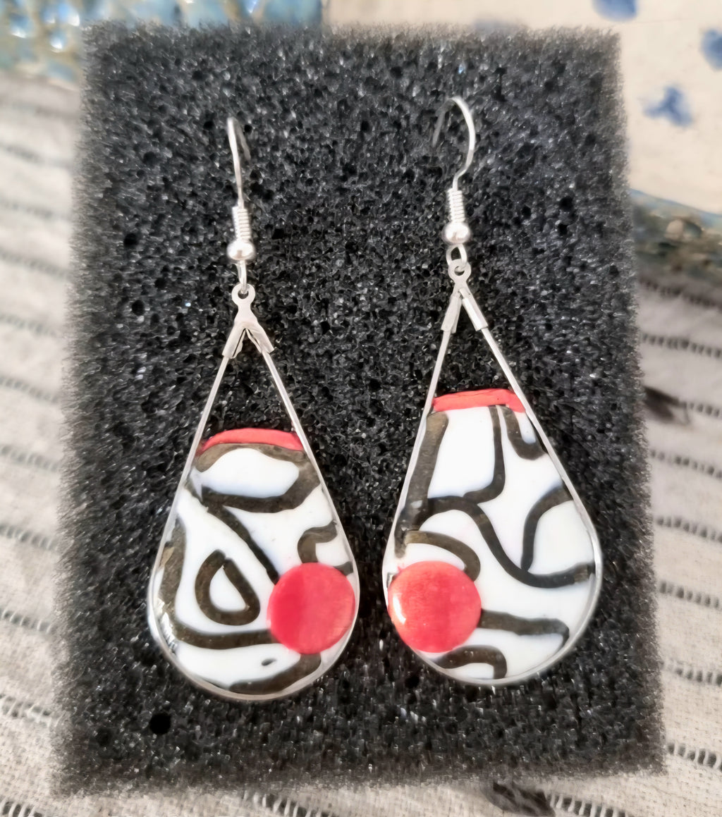 Pendientes de plata de original diseño