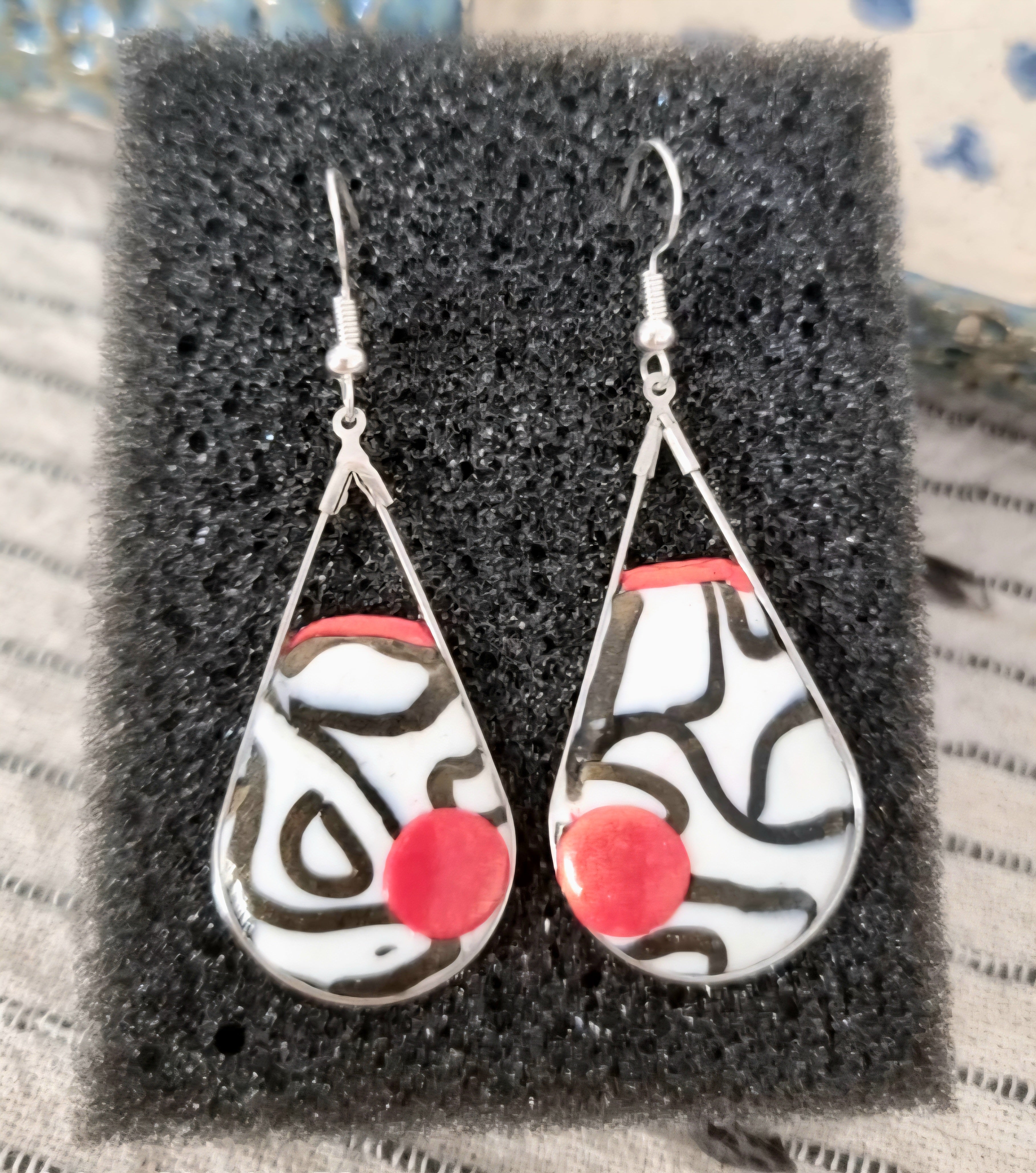 Pendientes de plata de original diseño